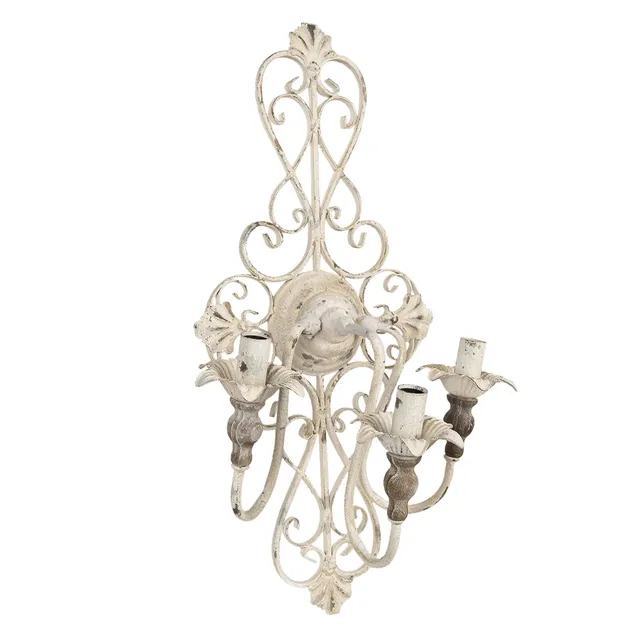 clayre-eef-wandlampe-eisen-vintage-landhaus-40x29x70-cm image 1