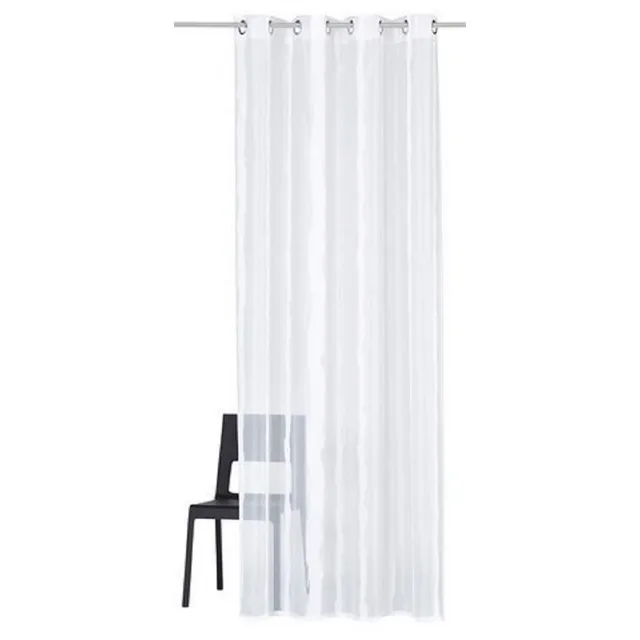 my-home-lufira-gardine-wei-webstreifen-245-140-cm image 1