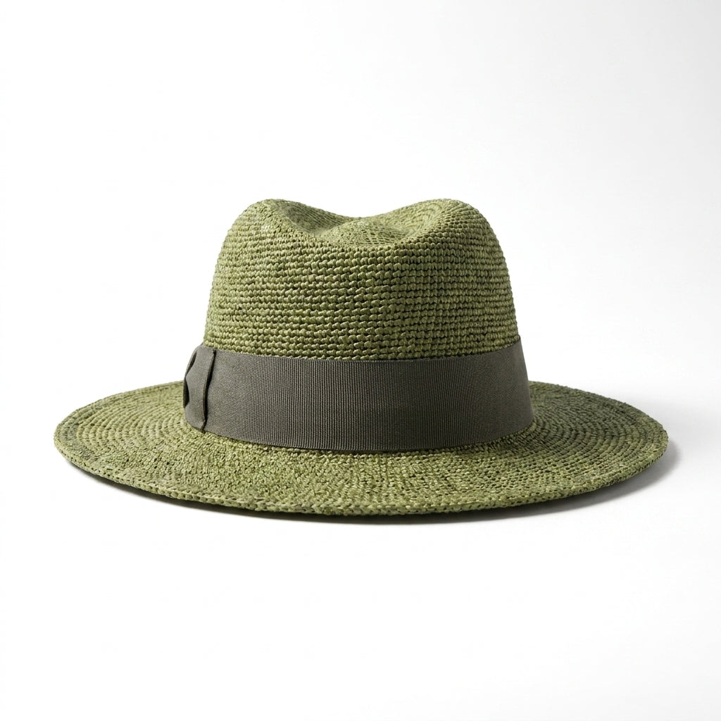 samis-traveller-raffia-strohhut-oliv-sommerhut-rollbar image 3