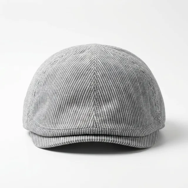samis-flatcaps-flatcap-leinen-bicolor-navy-m image 1
