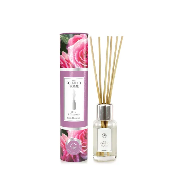 the-scented-home-rose-cucumber-duftdiffuser-150-ml-floral image 1