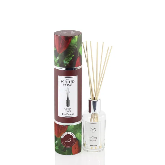 the-scented-home-cocoa-forest-raumduft-150-ml-mit-st-bchen image 1