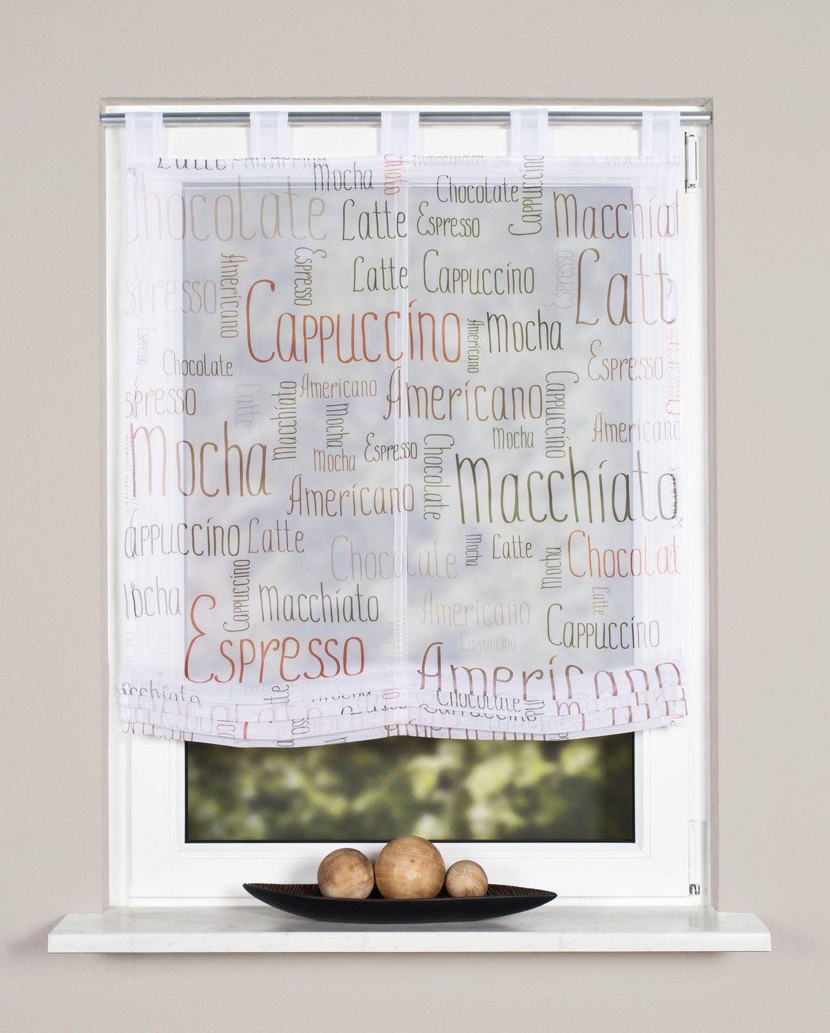 home-wohnideen-raffrollo-mocha-raffrollo-braun-140x60-cm-transparent image 2