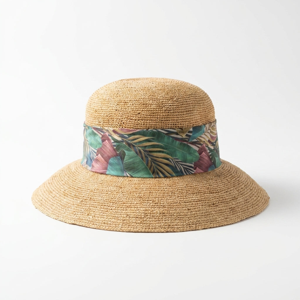 samis-cloche-raffia-glocke-strohhut-natur-uv-schutz image 1
