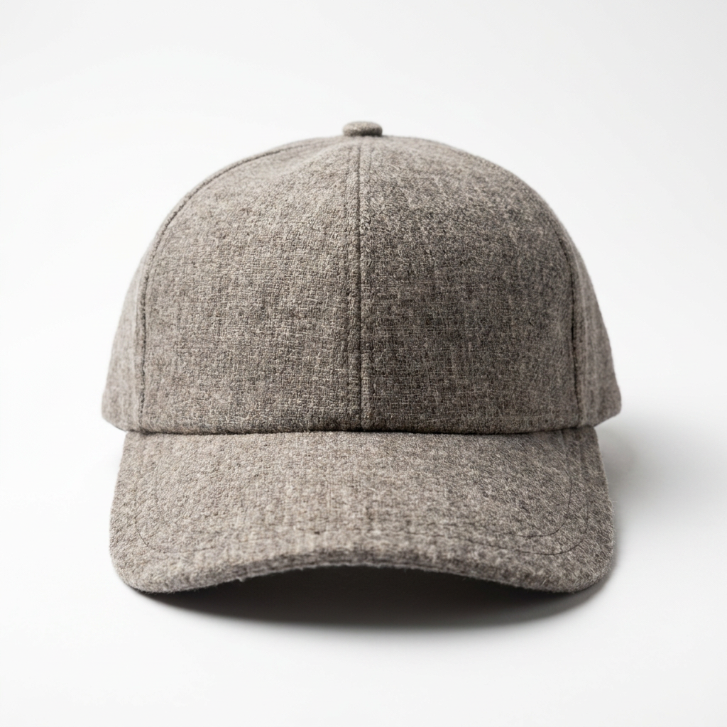 samis-basecaps-basecap-wollfilz-anthrazit-meliert image 1