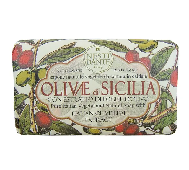 nesti-dante-olivae-sicilia-seife-150-g-olivenblatt image 1