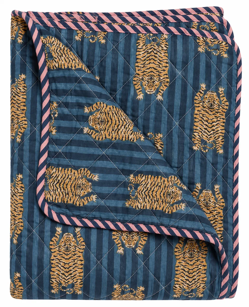 wohndecke-quilt-optik-baumwolle-140x220cm-gesteppt image 1