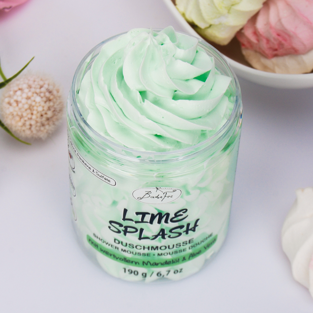 badefee-shower-mousse-lime-splash-190g-duschmousse-zitrone image 3
