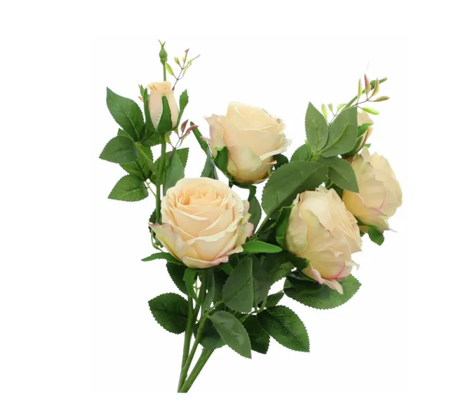 rose-apricot-kunstblume-strauch-deko-64-cm-2er-set-gro-e-bl-te image 1
