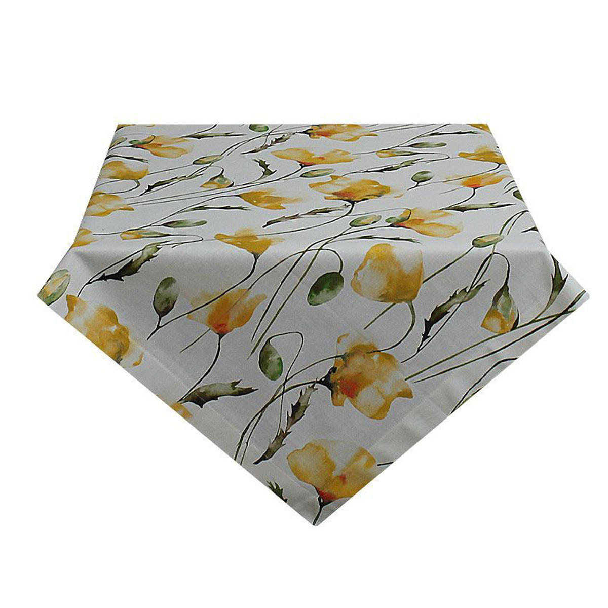 hossner-delft-tischdecke-85x85-cm-baumwolle-blumen image 1