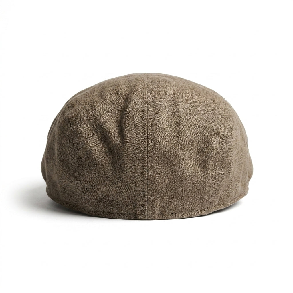 samis-flatcaps-flatcap-leinen-schieberm-tze-oliv-s image 4
