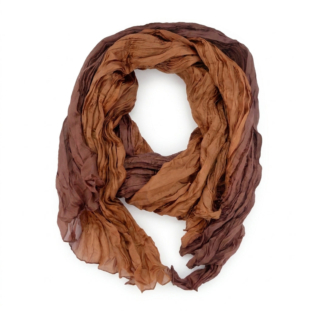 samis-seiden-crash-schal-seidenschal-braun-180-x-40-cm image 1
