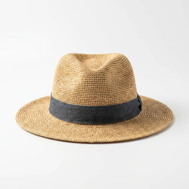 samis-traveller-raffia-strohhut-natur-sommerhut-knautschbar image 1
