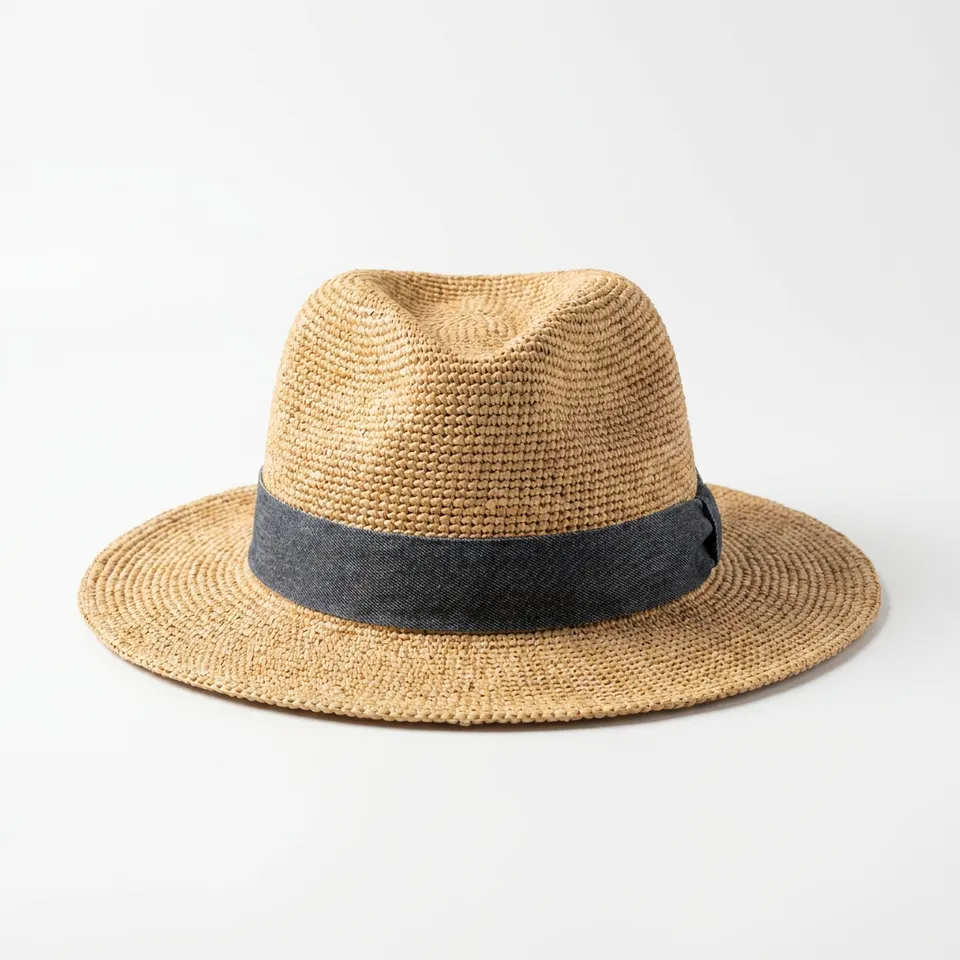 samis-traveller-raffia-strohhut-natur-sommerhut-knautschbar image 1