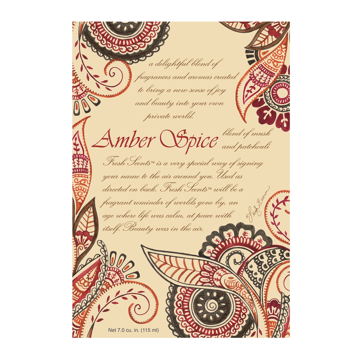 fresh-scents-duft-sachets-large-amber-spice-115-ml image 1