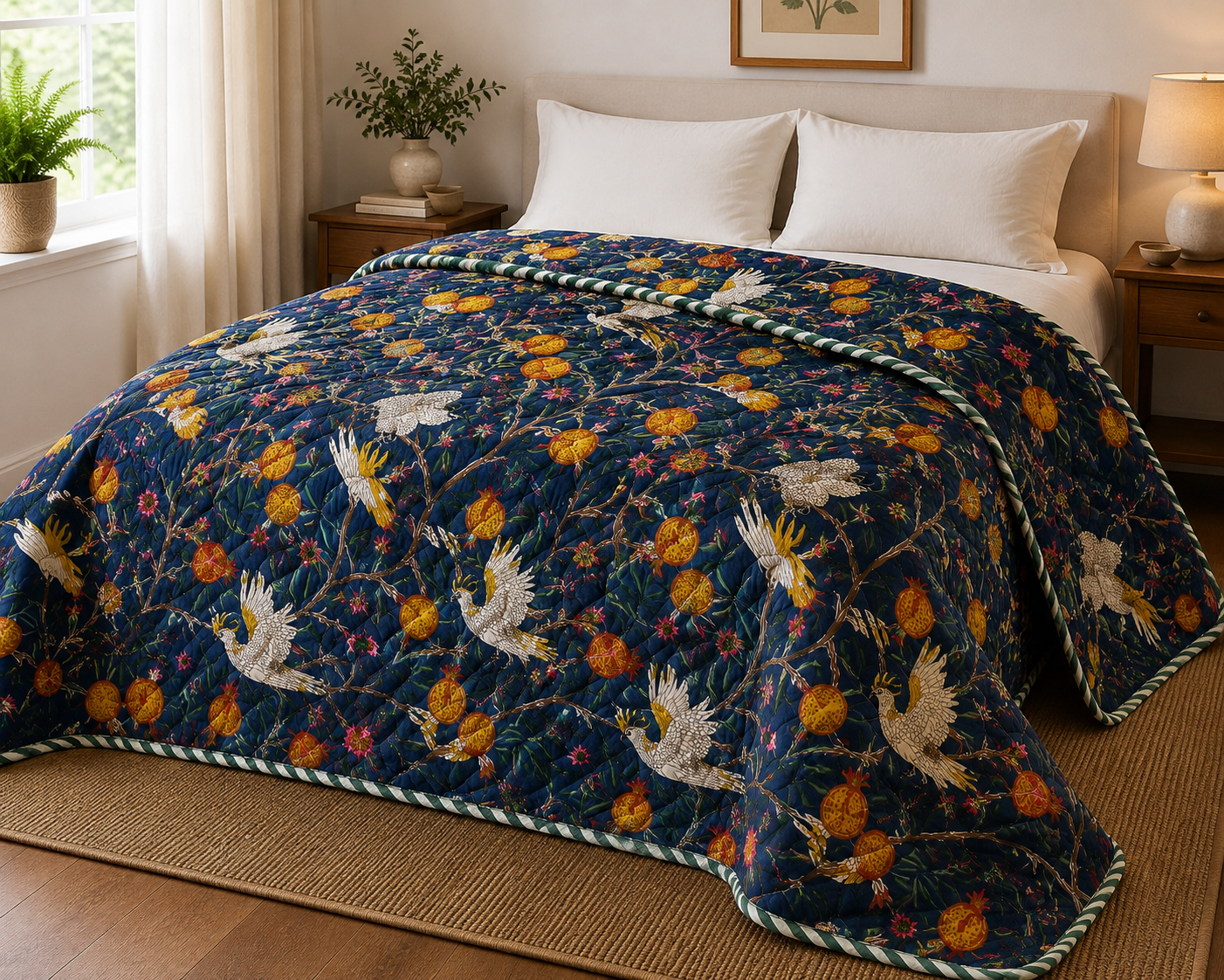 wohndecke-quilt-optik-baumwolle-140x220-cm-gesteppt-2 image 2