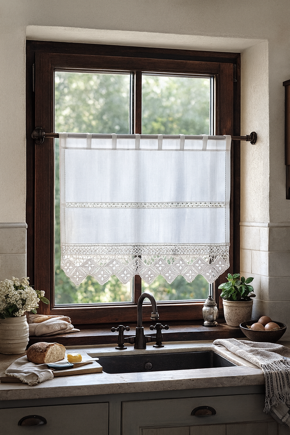 fenstervorhang-baumwolle-h-kelspitze-wei-40x50-cm image 2