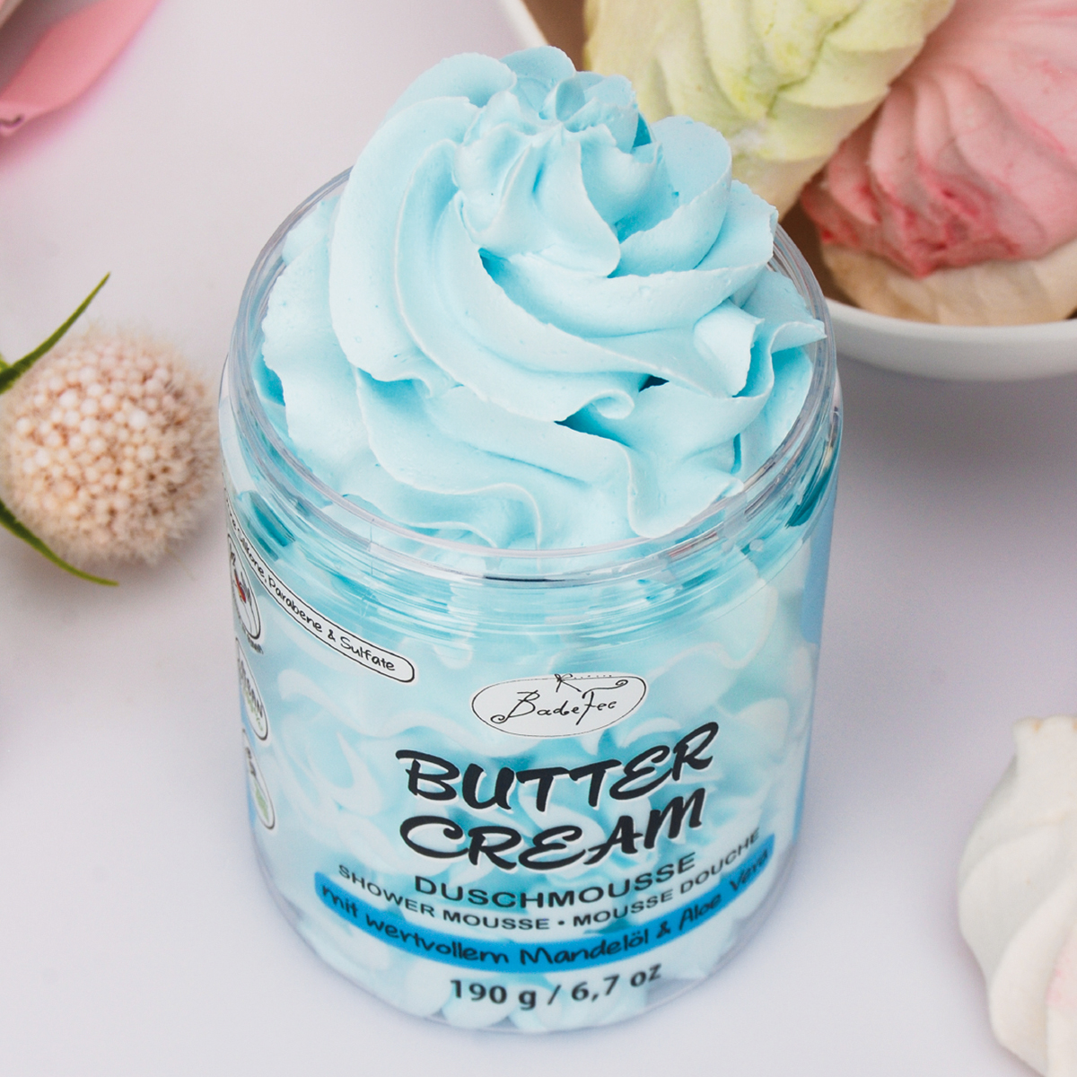 badefee-butter-cream-shower-mousse-granatapfel-190-g image 3