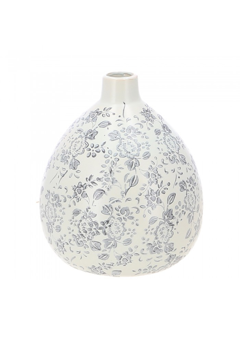 dekovase-keramik-vase-karla-taubenblau-19-5-cm image 1
