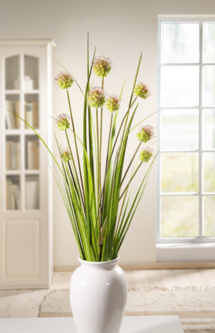 deko-b-ndel-gras-fruchtst-nde-85-cm-gr-n-wei-9-stiele image 1