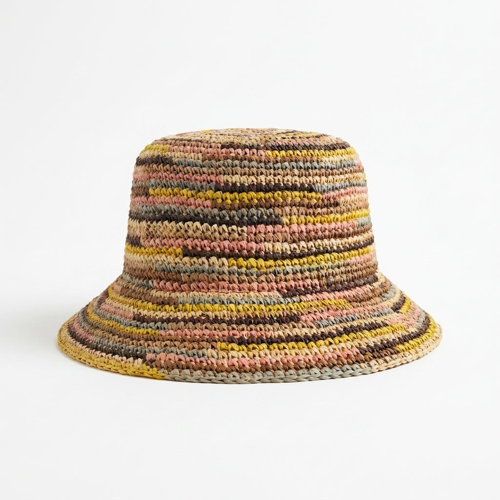 samis-cloche-raffiaborte-strohhut-patchwork-rollbar image 7