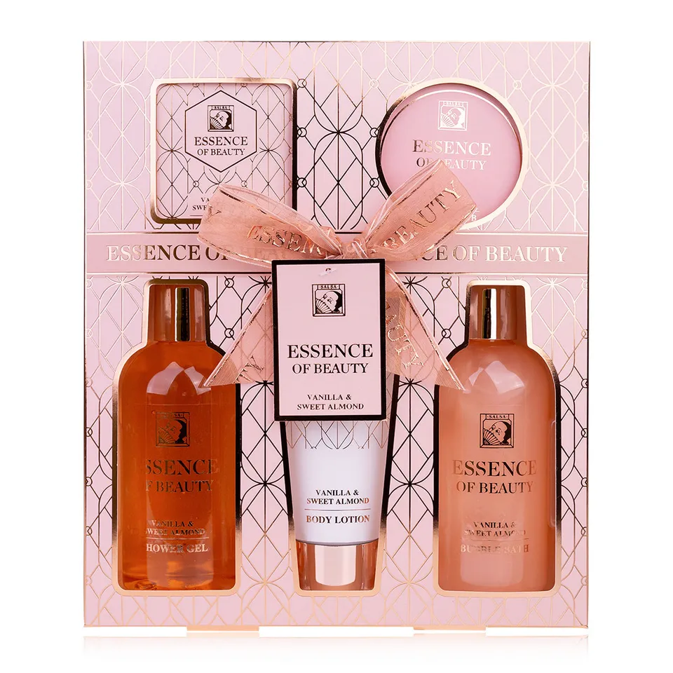 accentra-essence-of-beauty-badeset-vanilla-almond-660-ml-geschenkbox image 1