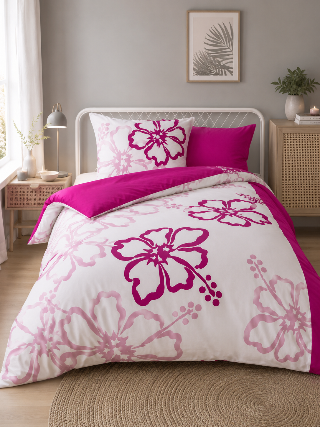 bettw-sche-135x200-pink-blumen-wendebettw-sche-2-tlg image 4