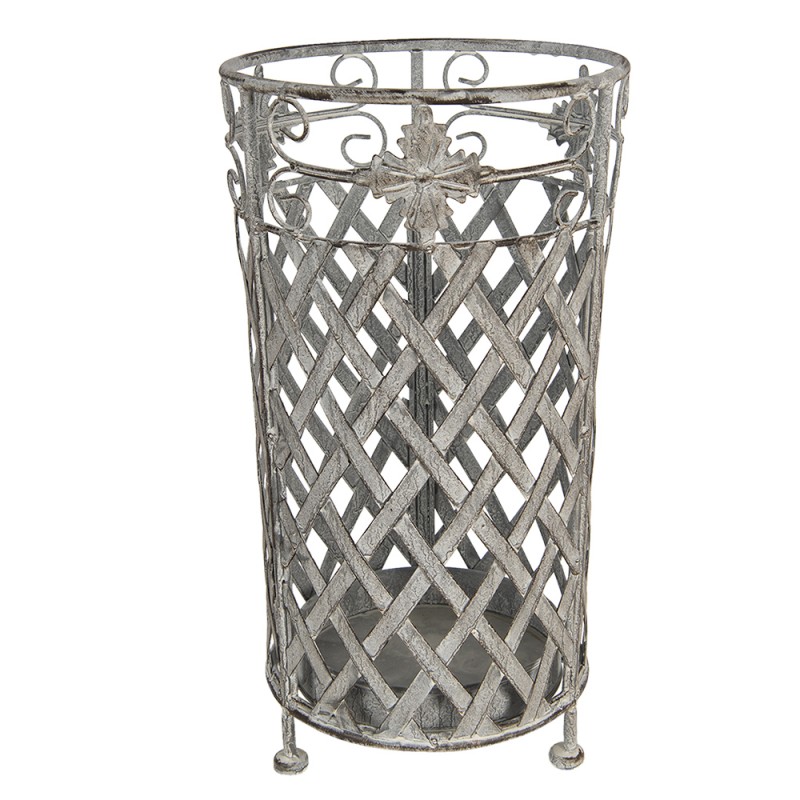 clayre-eef-schirmst-nder-6y2414g-metall-grau-24x44-cm image 2