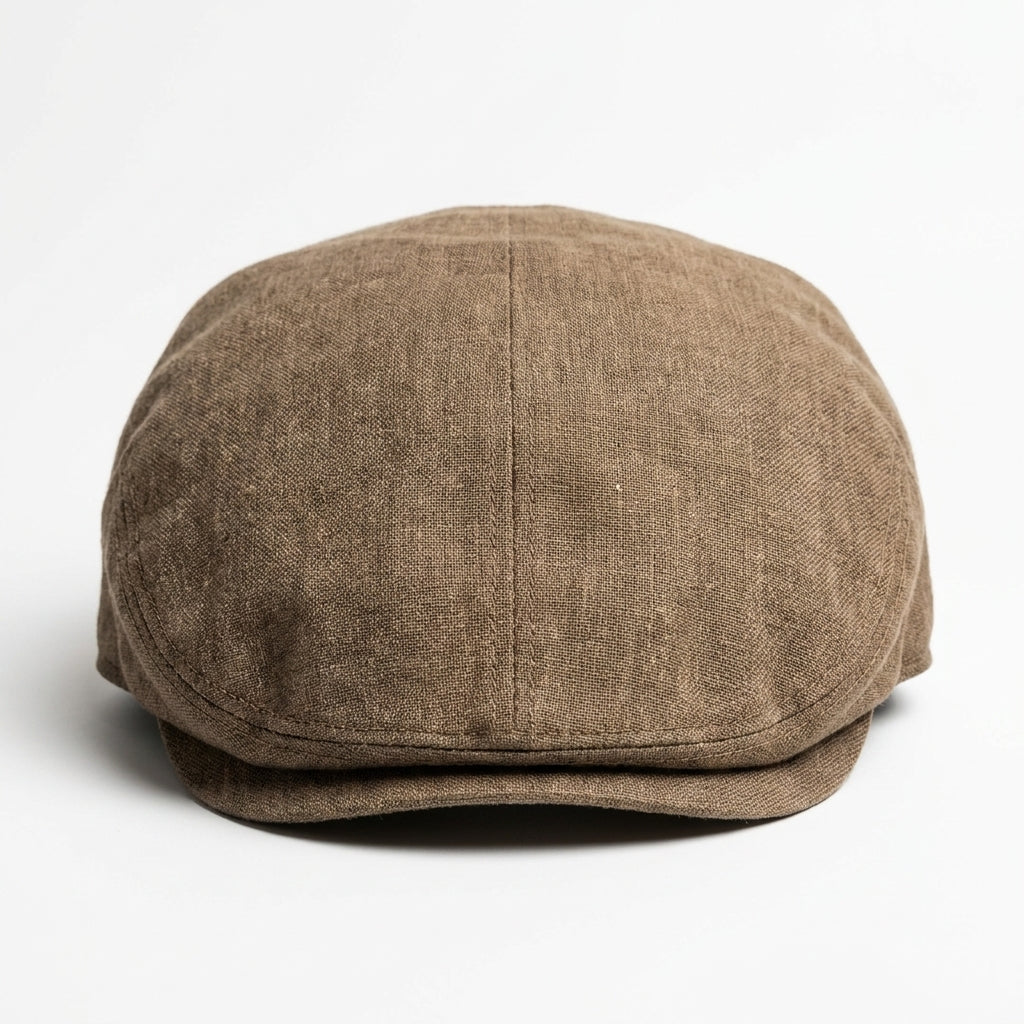 samis-flatcaps-flatcap-leinen-schieberm-tze-oliv-s image 1