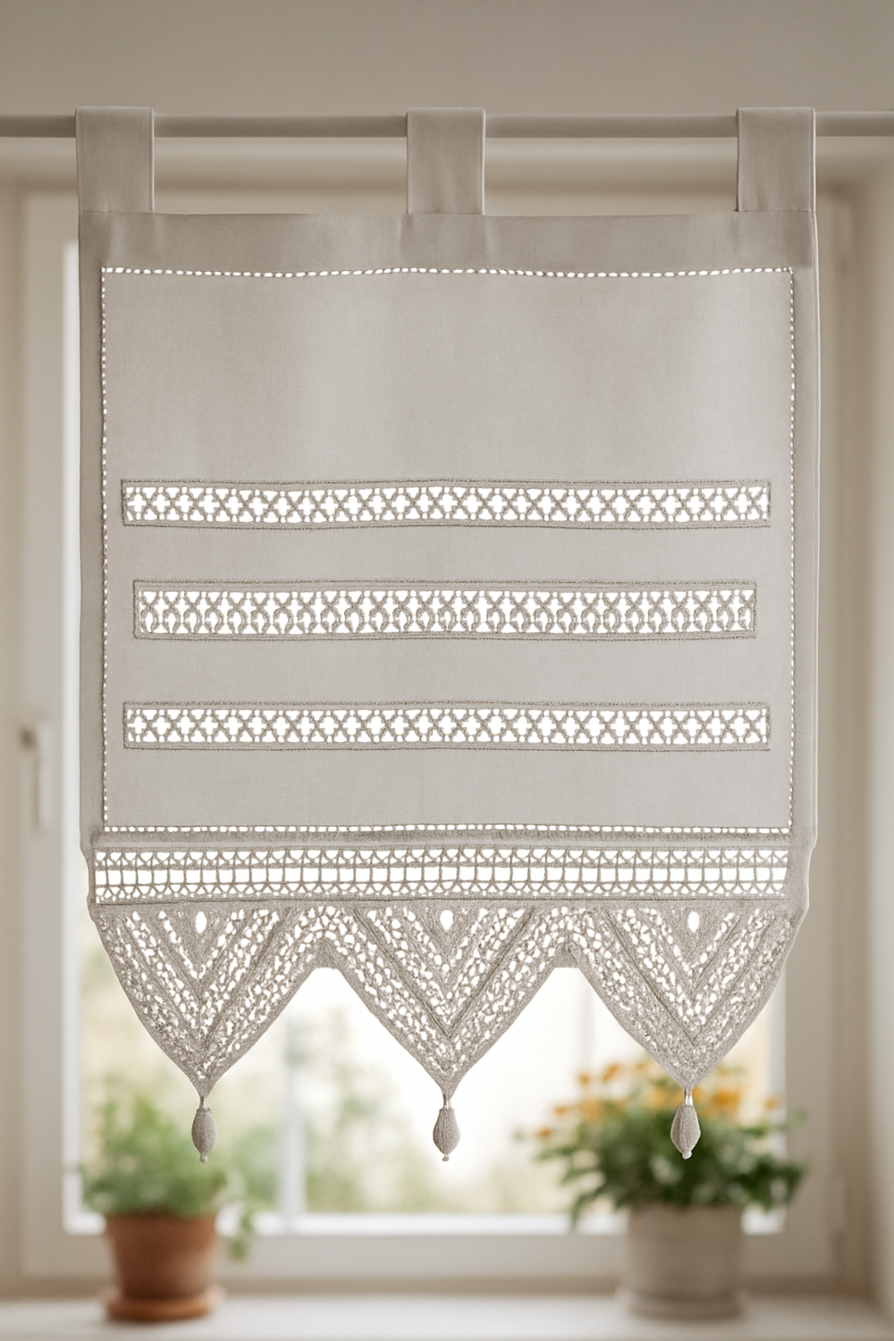 nesbel-vintage-fenstervorhang-baumwolle-30x45-cm-h-kelspitze-wei image 2