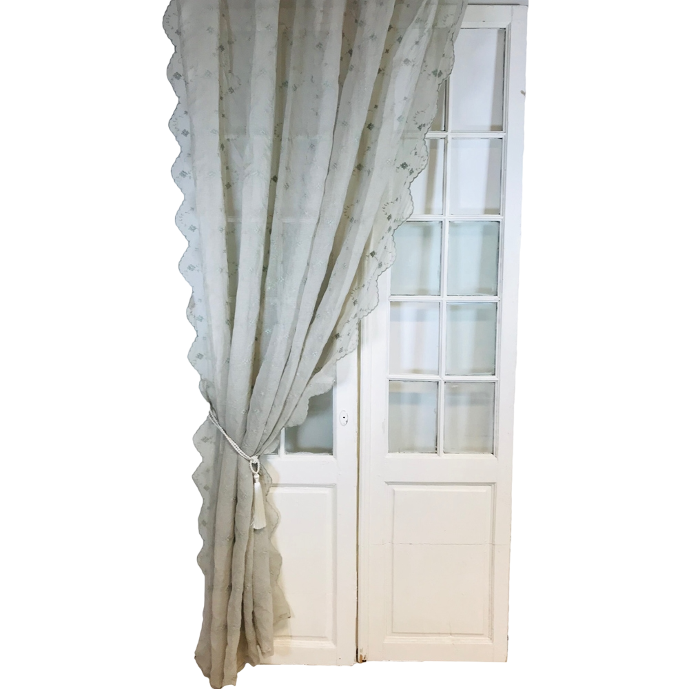 van-deurs-gardine-rose-250x200-grau-bestickt-store-halbtransparent image 1