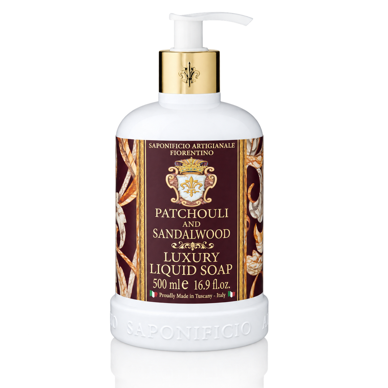 saponificio-fiorentino-fl-ssigseife-patchouli-sandalwood-500ml image 1