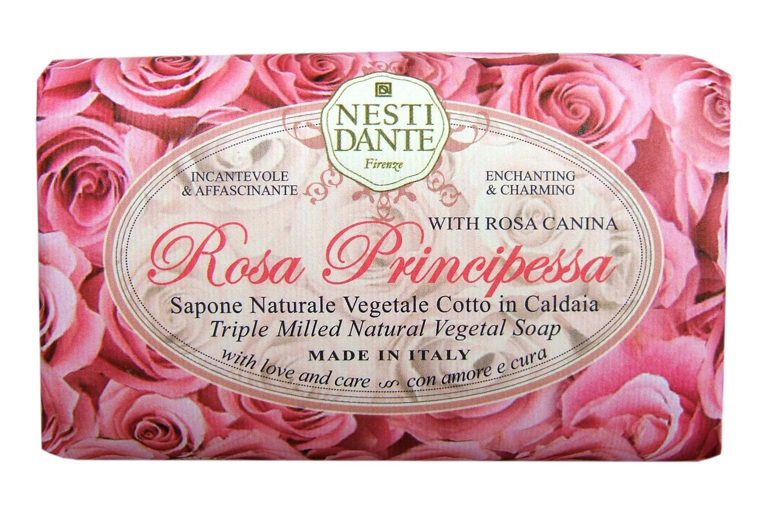 nesti-dante-le-rose-rosa-principessa-seife-150-g-rose image 1