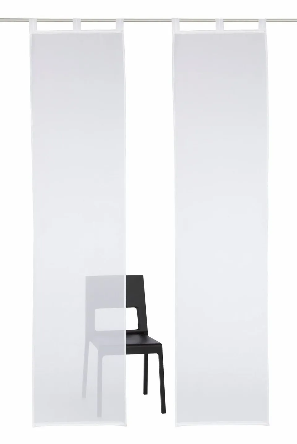 my-home-schiebegardine-xanten-voile-wei-60x225-cm-2er image 1