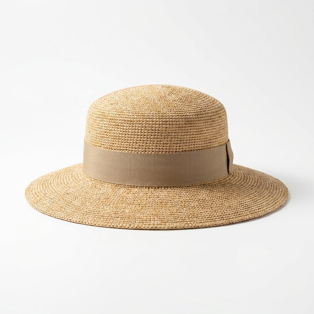 samis-cloche-raffia-strohhut-natur-breit-sommer-damen image 1