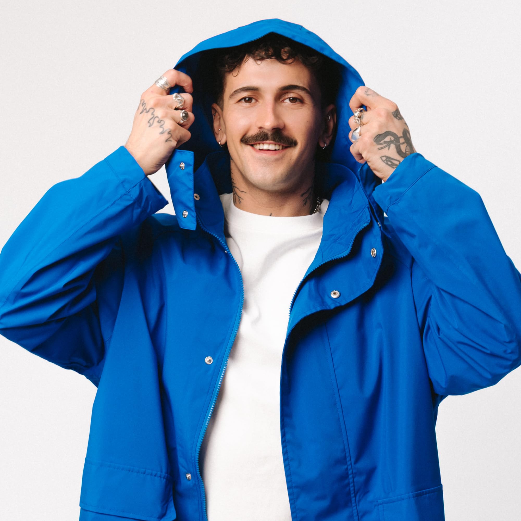 kubota-basic-regenmantel-unisex-kobalt-l image 5