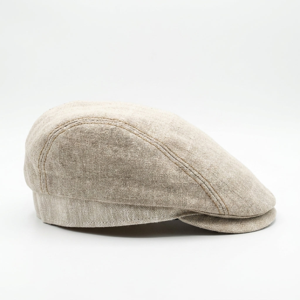 samis-flatcaps-schieberm-tze-flatcap-beige-leinen image 2