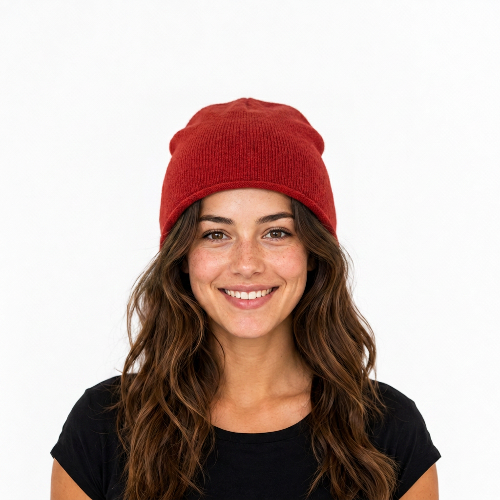 samis-beanie-rot-merino-cashmere-unisex-one-size image 2