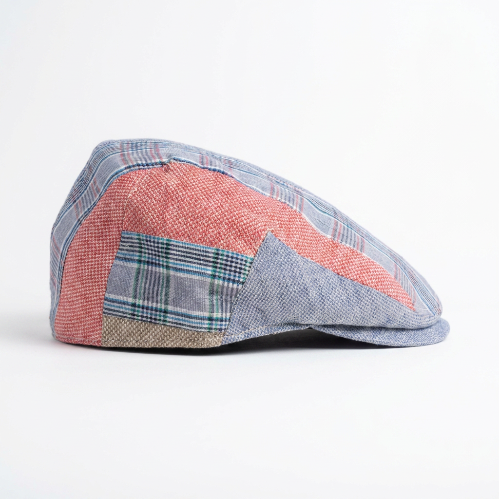 samis-flatcap-leinen-schieberm-tze-patchwork-sommer image 4