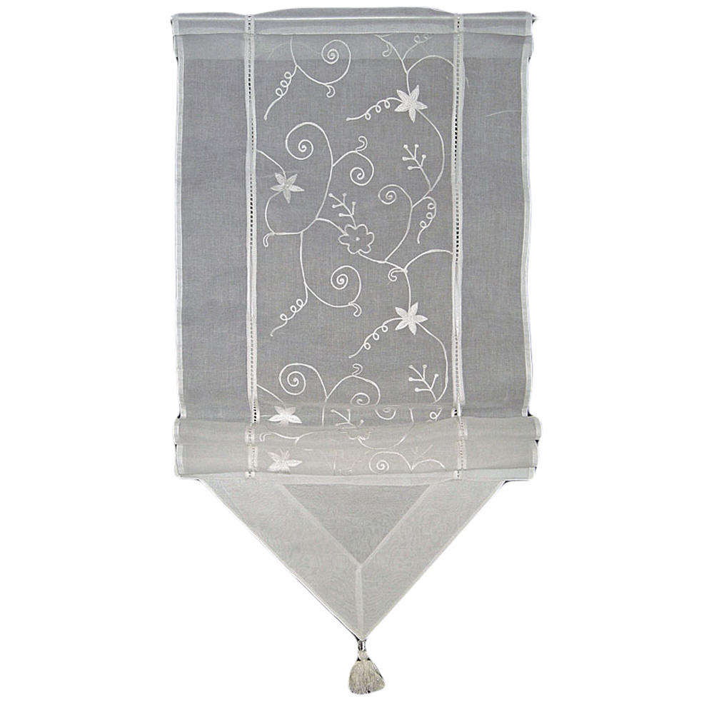 hossner-organdy-raffrollo-landhaus-wei-160x120-cm-baumwolle image 1