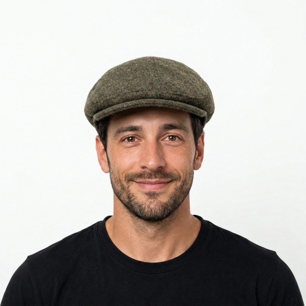 samis-flatcaps-flatcap-grau-braun-oliv-baumwolle image 2