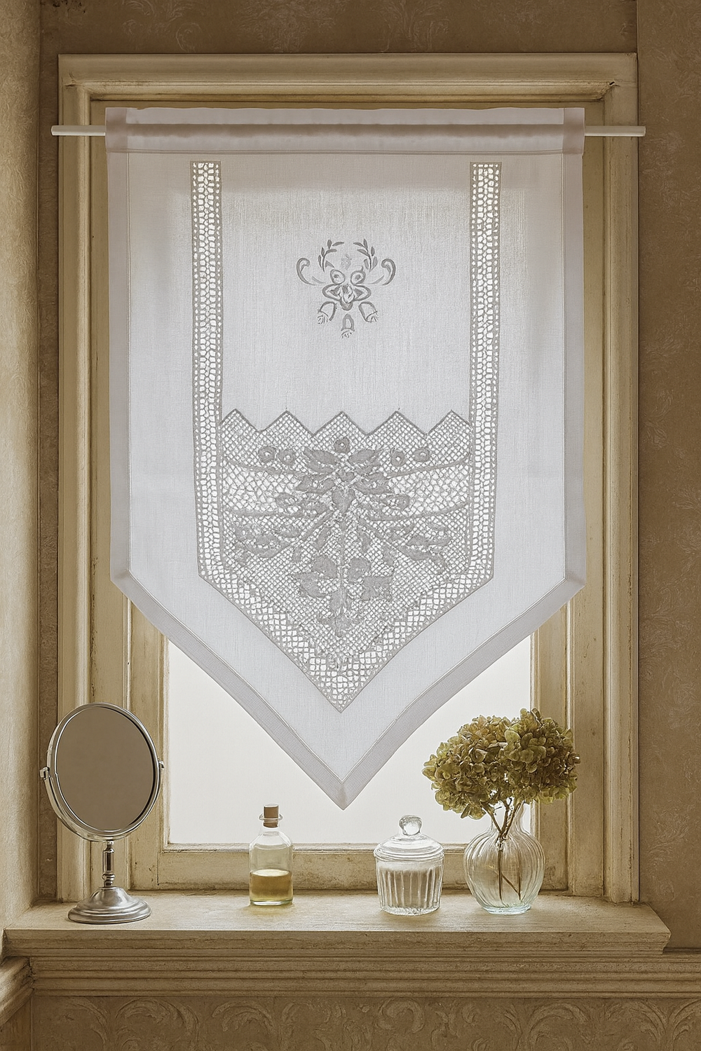 fenstervorhang-baumwolle-h-kelspitze-wei-40x70-cm image 2