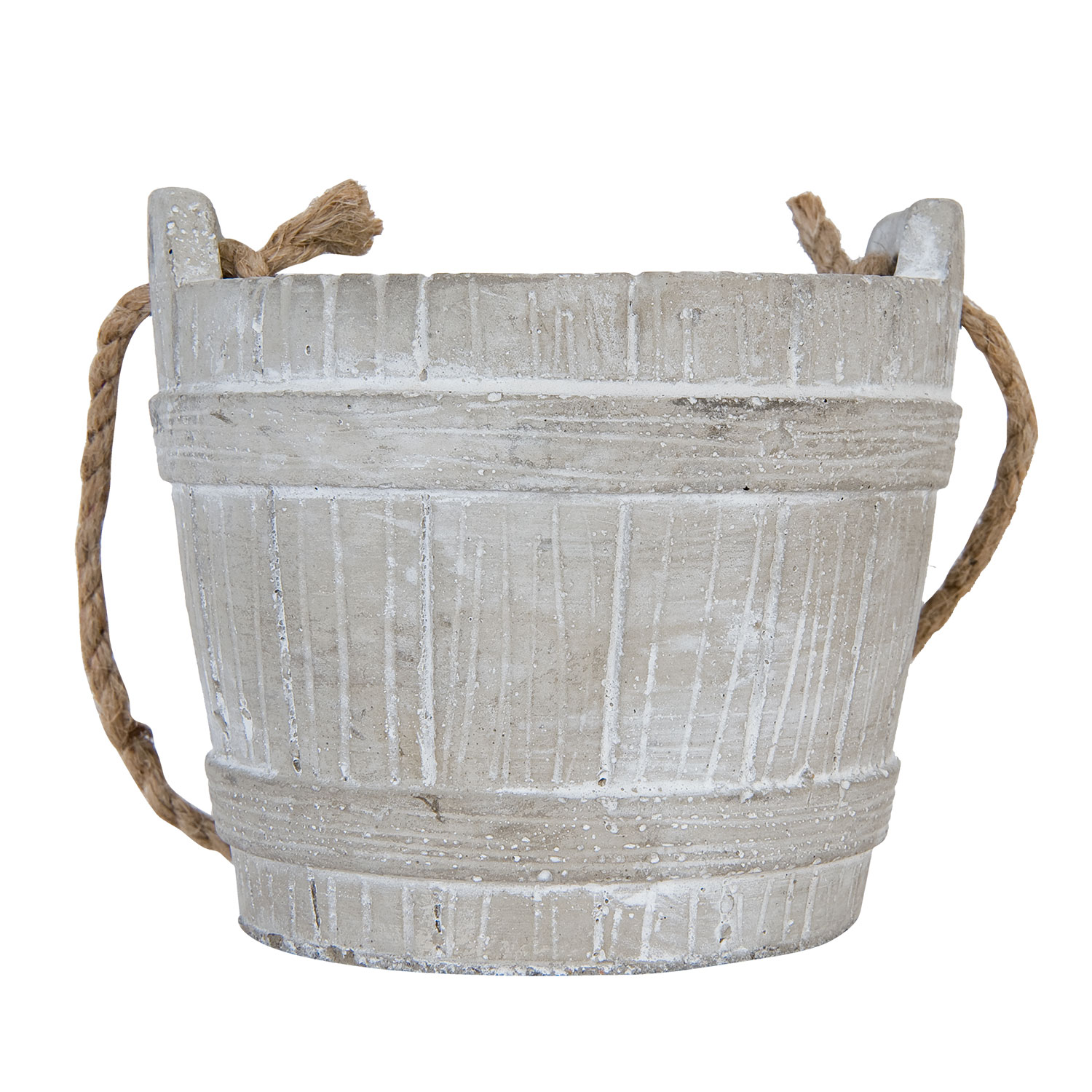clayre-eef-blumentopf-stein-vintage-16x14-cm-kordel image 1