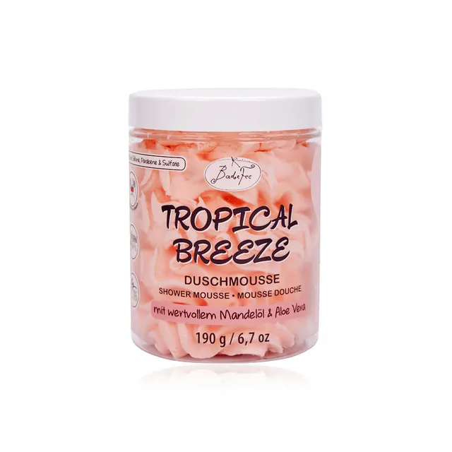 badefee-shower-mousse-tropical-breeze-190-g-granatapfel image 1