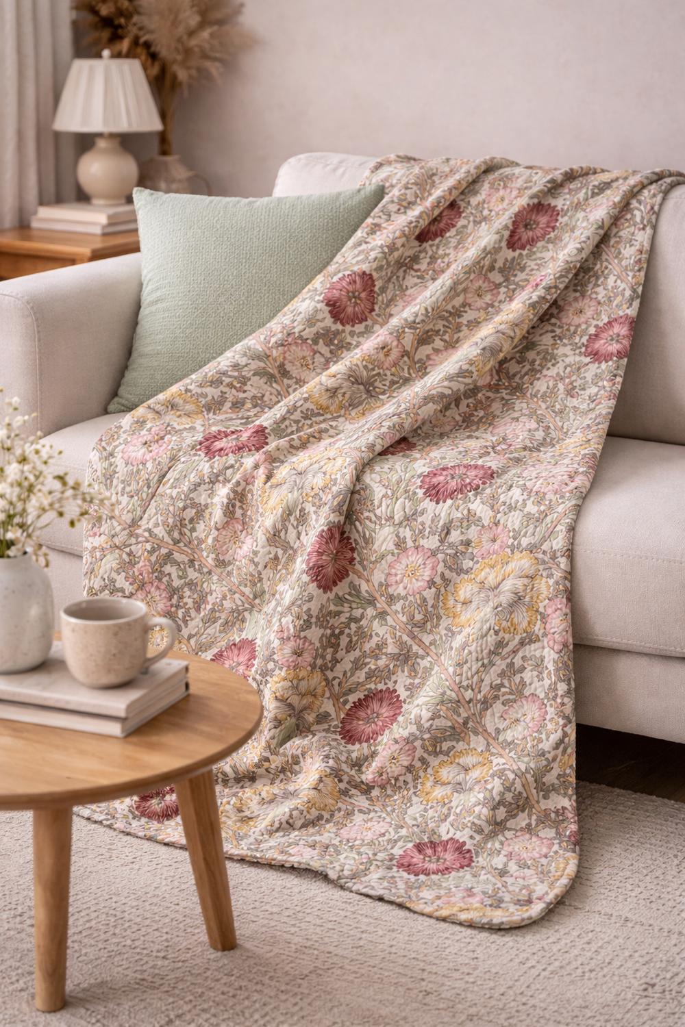 au-maison-floral-quilt-dekokissen-50x50-cm-baumwolle-mit-f-llung image 3