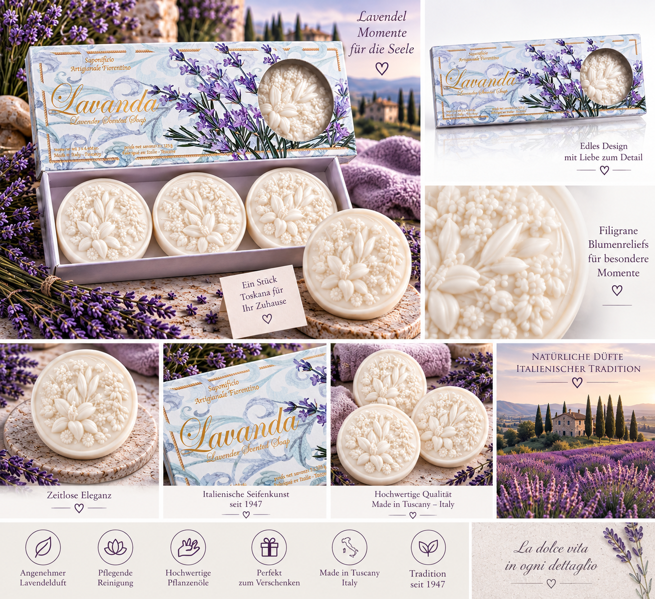 saponificio-fiorentino-lavanda-seifenset-3x125-g-lavendel image 3