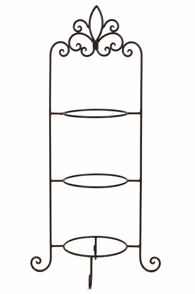 clayre-eef-etagere-f-r-3-teller-metall-braun-77-cm image 1