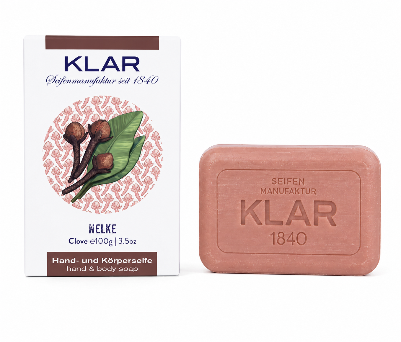 klar-nelkenseife-hand-k-rperseife-100-g-w-rzig image 1