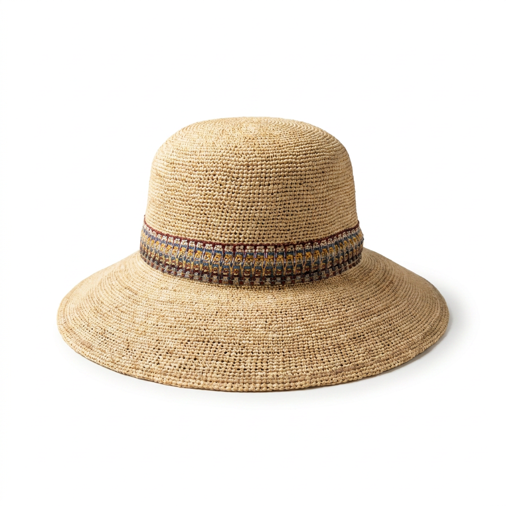 samis-flapper-cloche-strohhut-natur-one-size-mit-band image 3