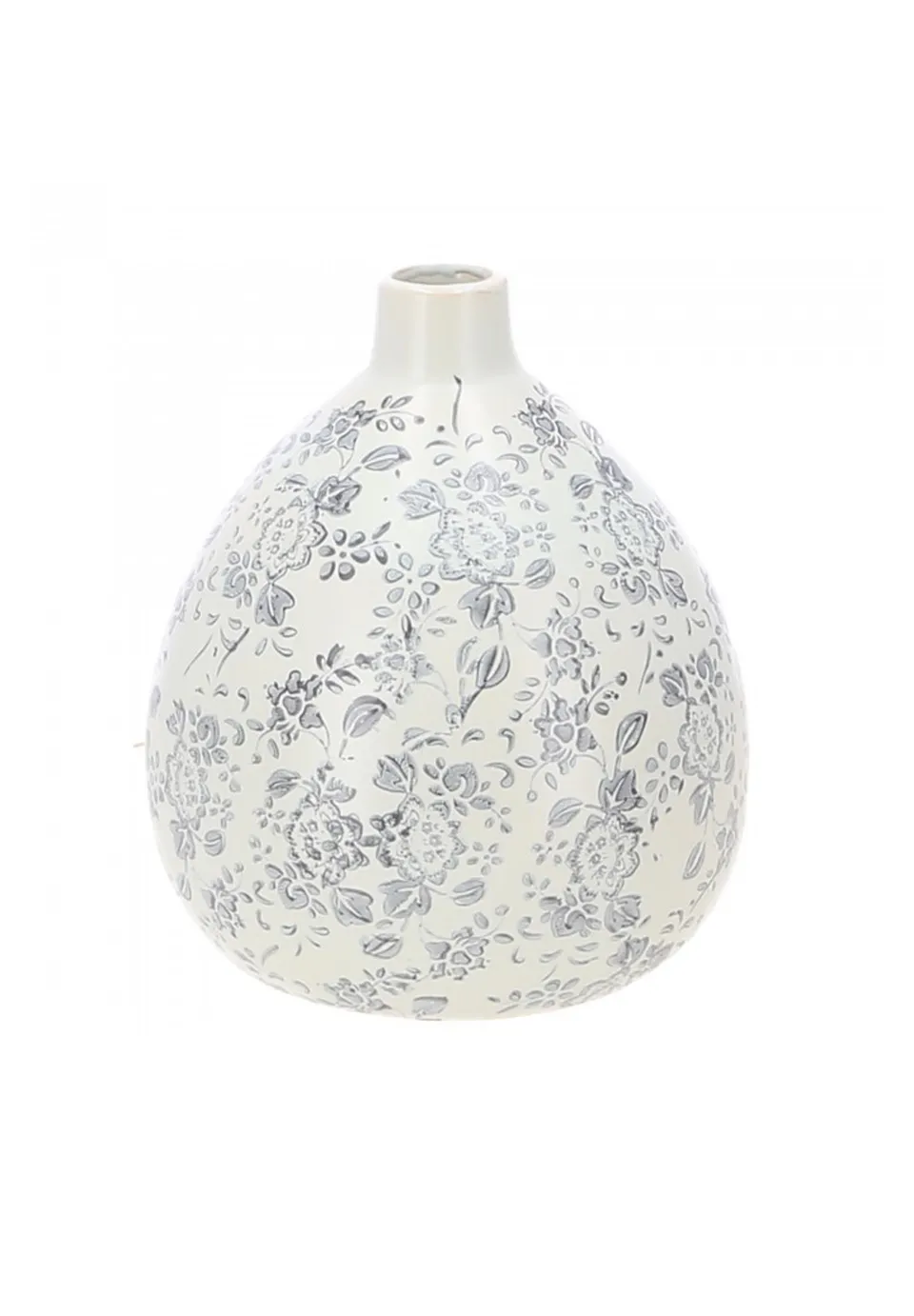 dekovase-keramik-vase-karla-taubenblau-19-5-cm image 1